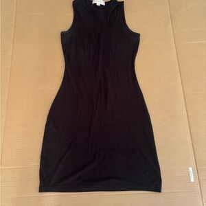 Elegant Black Sleeveless Mini Dress